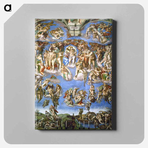 The Last Judgment - ミケランジェロ ブオナローティ Canvas.
