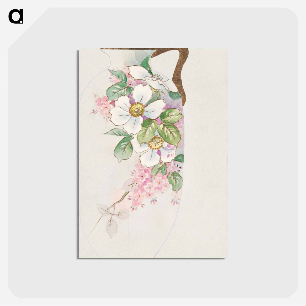 アートポストカード-Design for a Ewer
 - ノリタケ工場 Postcard.
