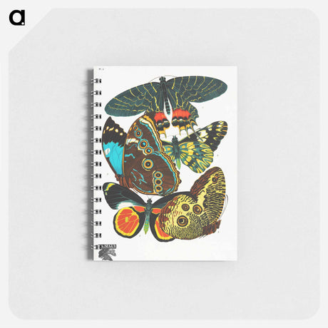 アートメモ帳-Vintage Butterflies
 - パピヨン Memo.