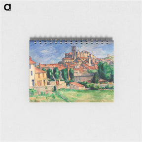 アートメモ帳-Gardanne (Horizontal View) - ポール セザンヌ Memo.