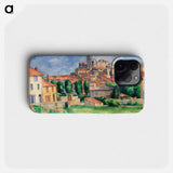 Gardanne (Horizontal View) - Paul Cezanne Phone Case.