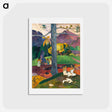 アートポストカード-Mata Mua (Once Upon a Time) - ポール ゴーギャン Postcard.