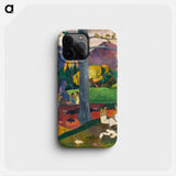 Mata Mua (Once Upon a Time) - Paul Gauguin Phone Case.