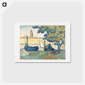 アートポストカード-Saint–Tropez (The Port of St. Tropez) - ポール シニャック Postcard.
