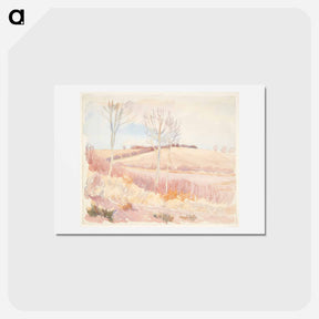 アートポストカード-Funen Landscape. Spring
 - ピーター ハンセン Postcard.
