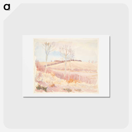 アートポストカード-Funen Landscape. Spring
 - ピーター ハンセン Postcard.