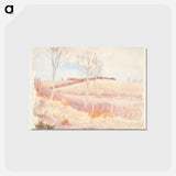 アートポストカード-Funen Landscape. Spring
 - ピーター ハンセン Postcard.