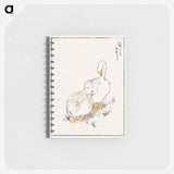 アートメモ帳-Duck and Young Grass
 - 鳥類図鑑 Memo.