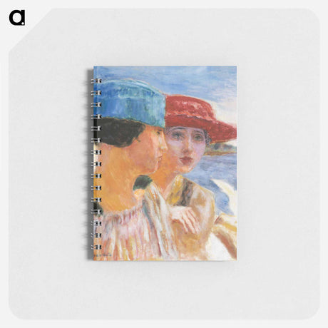 アートメモ帳-Young Girls with Seagull
 - ピエール ボナール Memo.