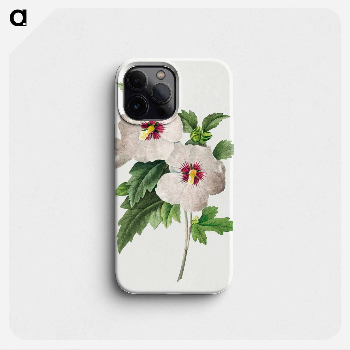 Hibiscus - Pierre Joseph Redouté Phone Case.