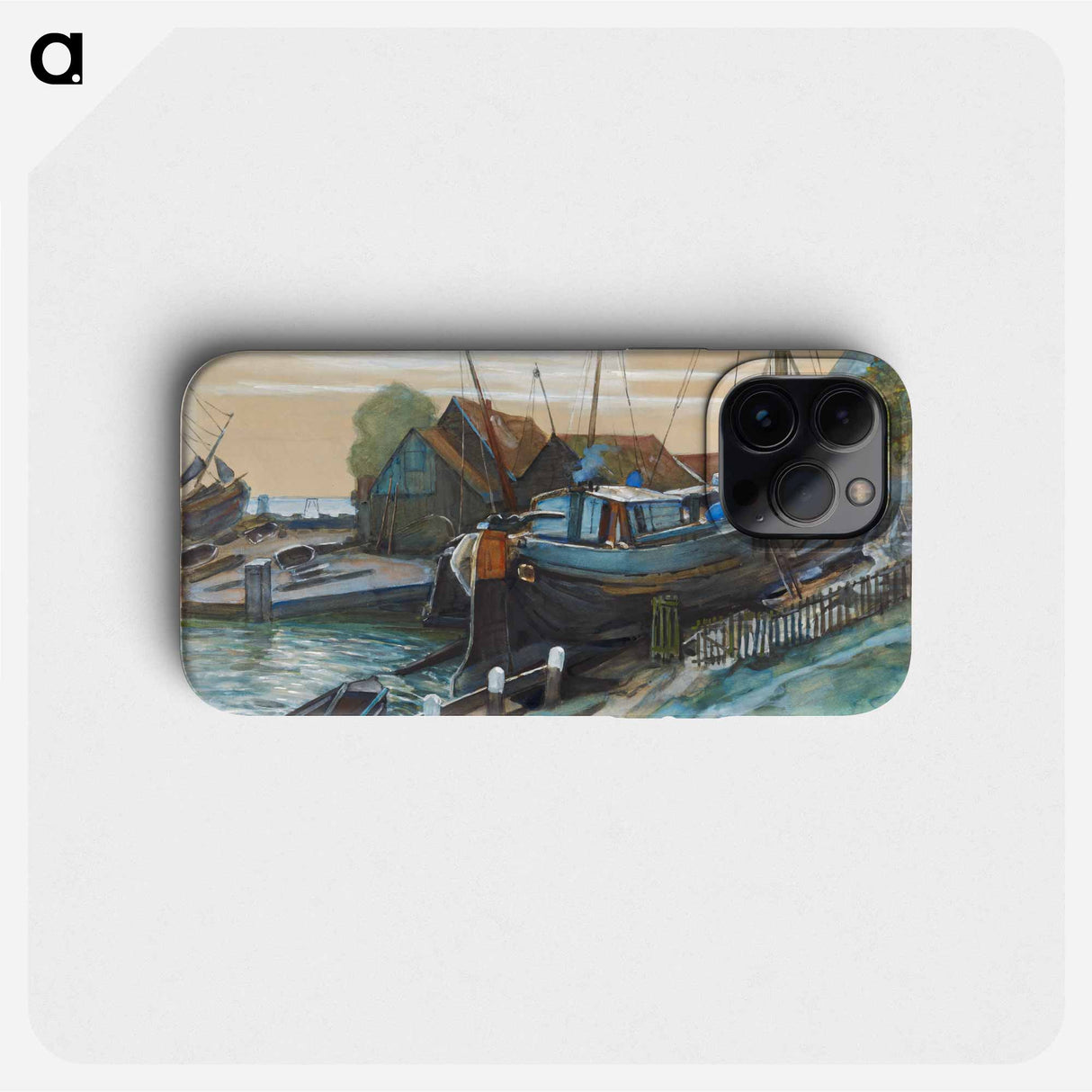 Drydock at Durgerdam - ピエト モンドリアン Phone Case.