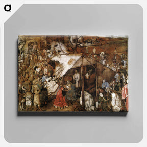 アートパネル-The Adoration of the Kings - ピーター ブリューゲル Canvas.