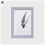 アートポストカード-Woman Swinging on Rings
 - セントルイス美術館 Postcard.