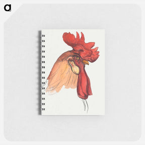 アートメモ帳-Head of a Rooster - サミュエル コールマン Memo.