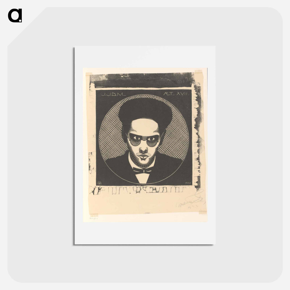 Portret van Jaap Jessurun de Mesquita
 - サミュエル ジェスルン Postcard.