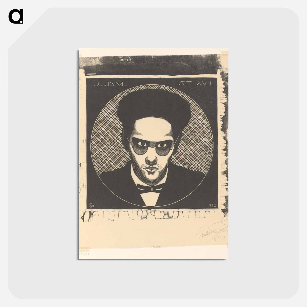 Portret van Jaap Jessurun de Mesquita
 - サミュエル ジェスルン Postcard.