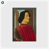 アートポストカード-Giuliano de' Medici - サンドロ ボッティチェッリ Postcard.