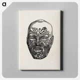 アートパネル-Ancient Face, from Owen Jones' Grammar of Ornament
 - 装飾の文法 Canvas.