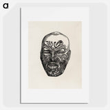 アートポスター-Ancient Face, from Owen Jones' Grammar of Ornament
 - 装飾の文法 Poster.