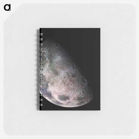 アートメモ帳-Moon - North Polar Mosaic
 - ムーン Memo.