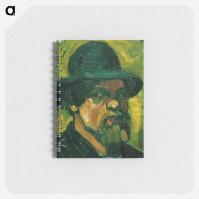 アートメモ帳-Self portrait with hat - テオ ファン ドゥースブルフ Memo.