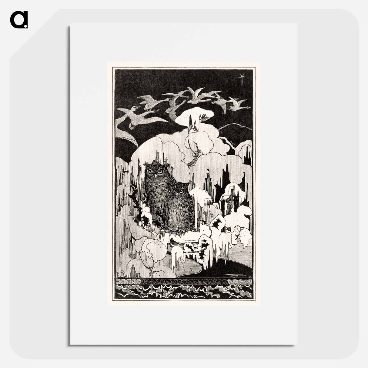 Kerstnacht - Theo van Hoytema Poster.
