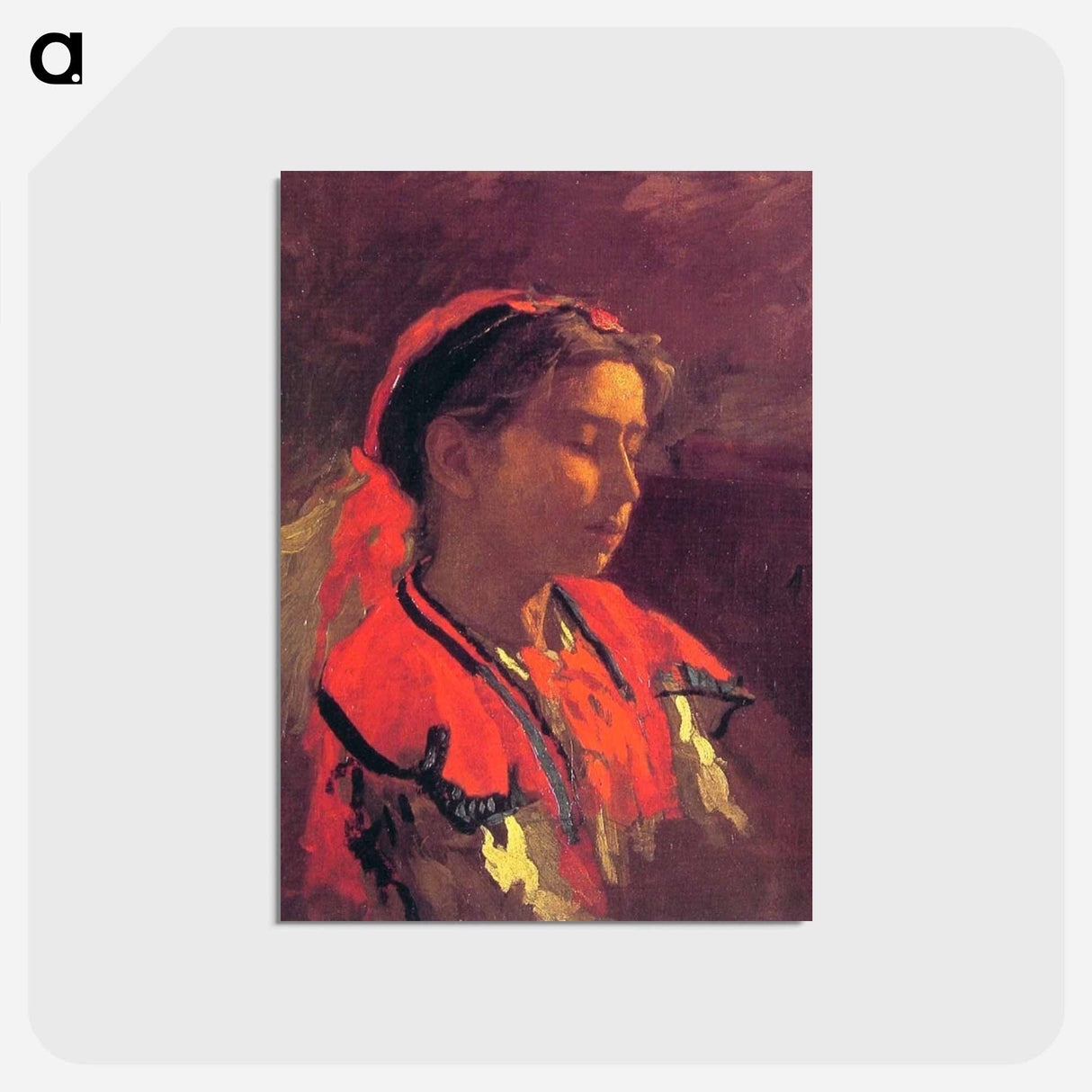 アートポストカード-Carmelita Requena - トーマス エイキンズ Postcard.