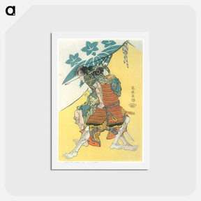 アートポストカード-Soga Gorō and Gosho Gorōmaru - 東洲斎 写楽 Postcard.
