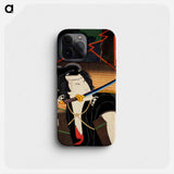 Portraits of Actors, Often Playing Roles - 豊原 国周 Phone Case.