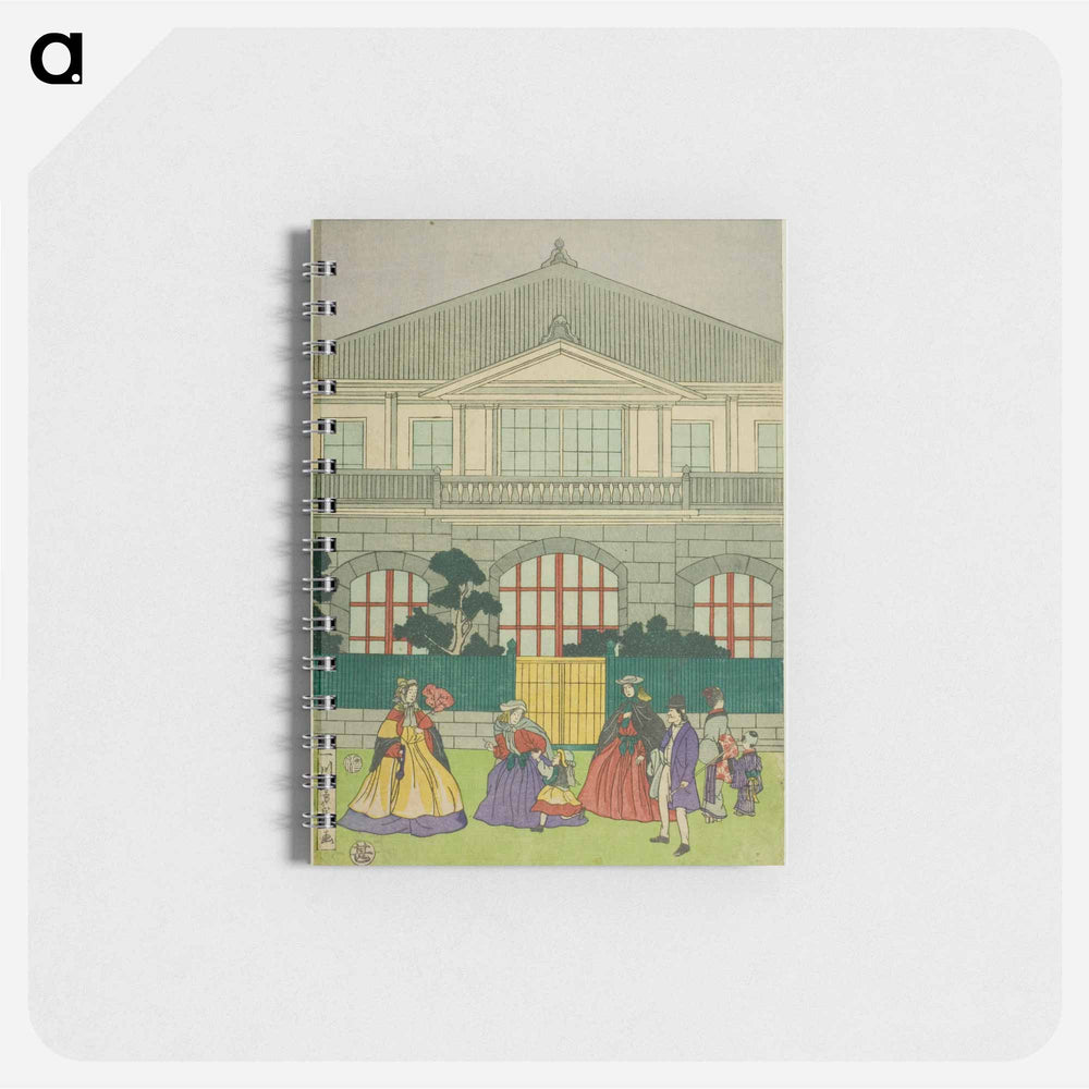 Residence of French Merchant at Port of Yokohama - 歌川よしかず Memo.