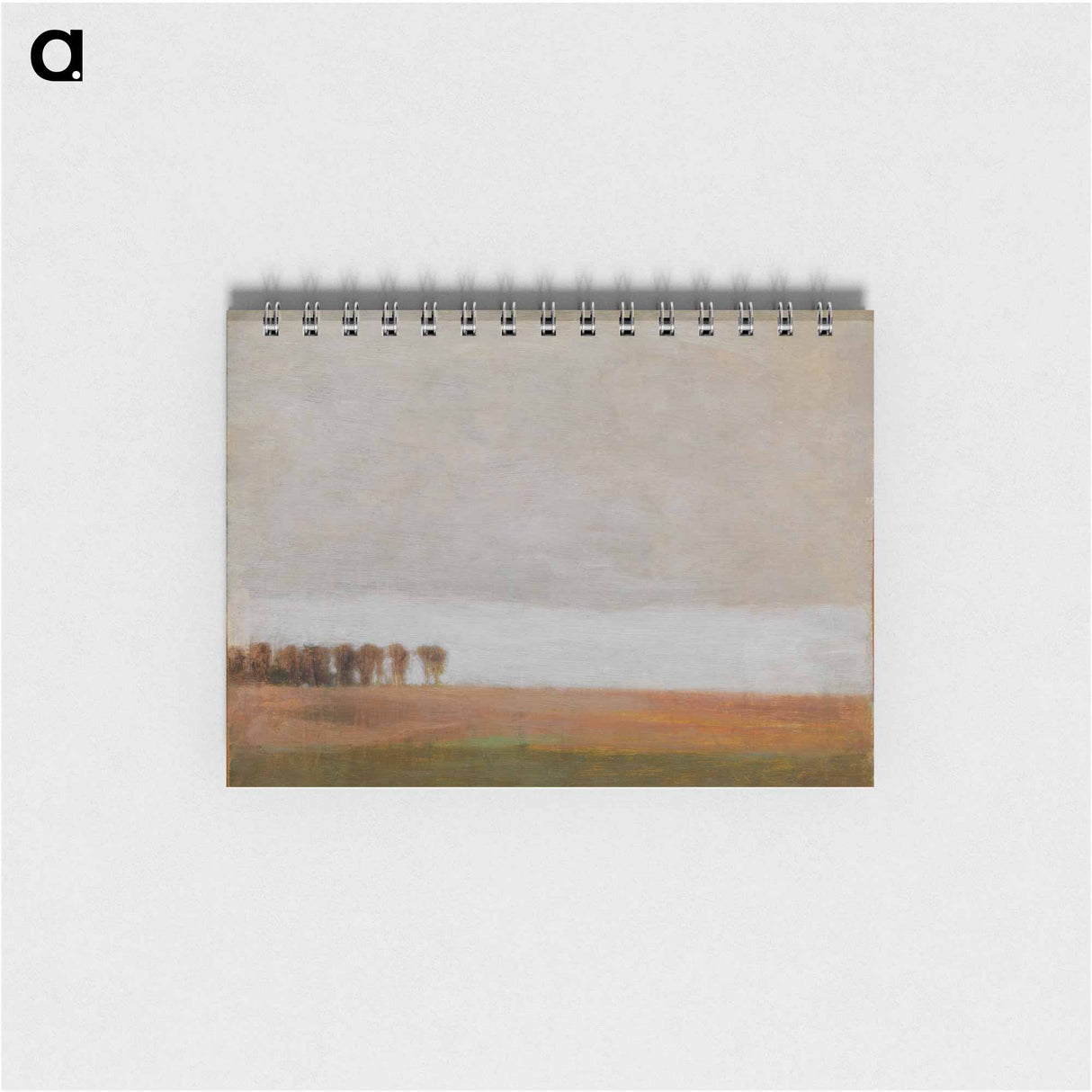 View of Jægersborg Allé - ヴィルヘルム ハンマースホイ Memo.