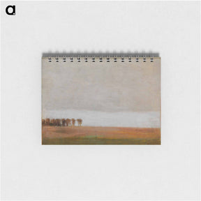 アートメモ帳-View of Jægersborg Allé - ヴィルヘルム ハンマースホイ Memo.