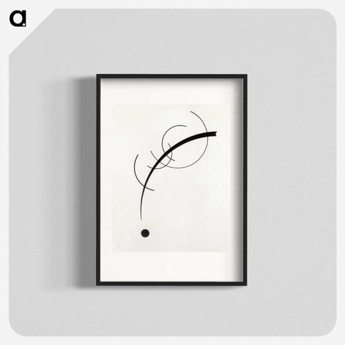 Free Curve to the Point: Accompanying Sound of Geometric Curves - ワシリー カンディンスキー Poster.