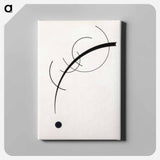 Free Curve to the Point: Accompanying Sound of Geometric Curves - Wassily Kandinsky Canvas.