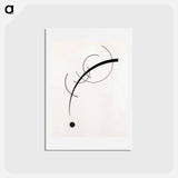 Free Curve to the Point: Accompanying Sound of Geometric Curves - ワシリー カンディンスキー Postcard.