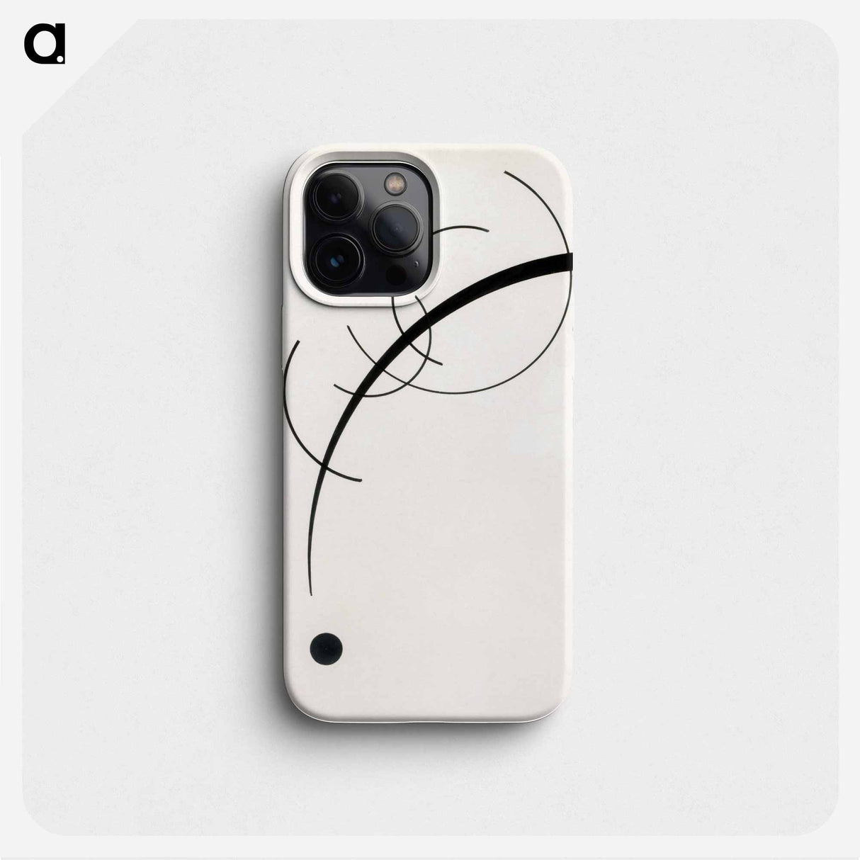 Free Curve to the Point: Accompanying Sound of Geometric Curves - Wassily Kandinsky Phone Case.