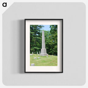 アートポスター-Baker family plot at Albany Rural Cemetery in Menands, New York - ウィリアム ブリス ベイカー Poster.