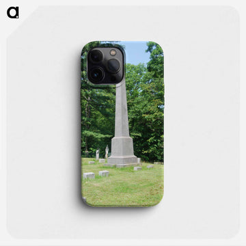 Baker family plot at Albany Rural Cemetery in Menands, New York - ウィリアム ブリス ベイカー Phone Case.