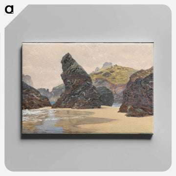 Kynance - ウィリアム ヘンリー ハント Canvas.