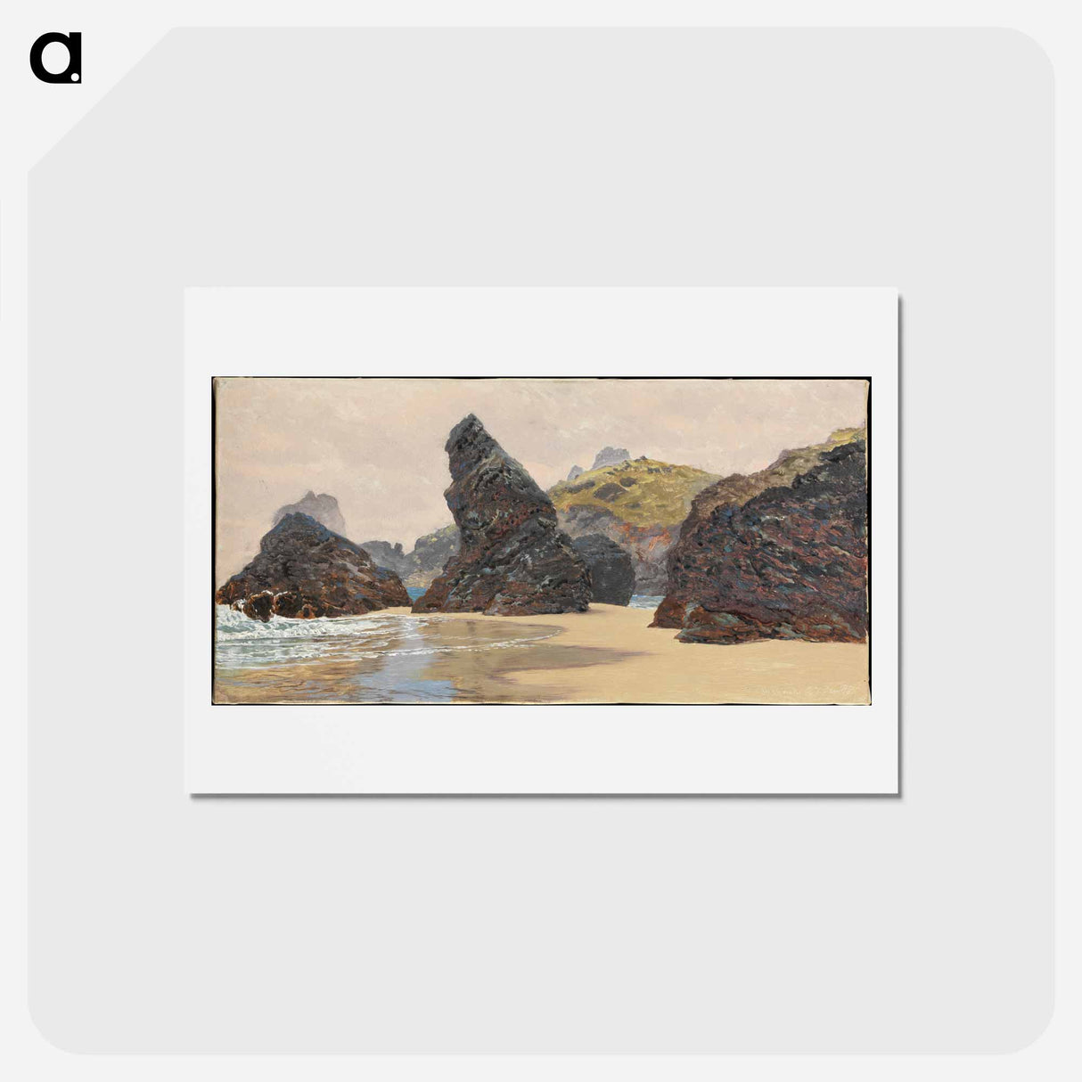 アートポストカード-Kynance - ウィリアム ヘンリー ハント Postcard.