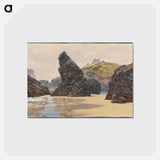 アートポストカード-Kynance - ウィリアム ヘンリー ハント Postcard.