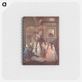 アートメモ帳-The Wedding of Stephen Beckingham and Mary Cox - ウィリアム ホガース Memo.