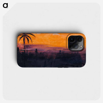The Sky Simulated by Red Flamingoes - アボット ハンダーソン セイヤー Phone Case.
