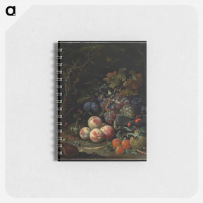 アートメモ帳-Dutch still life with fruit, foliage, and insects - エイブラハム ミニョン Memo.