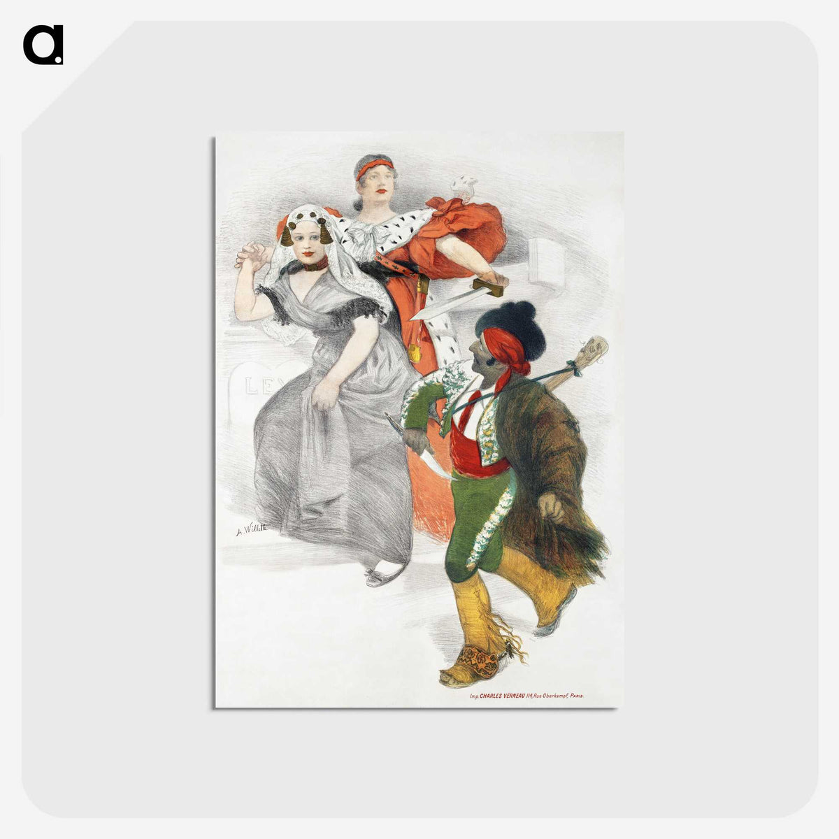 1-11_Adolphe-Leon-Willette_postcard