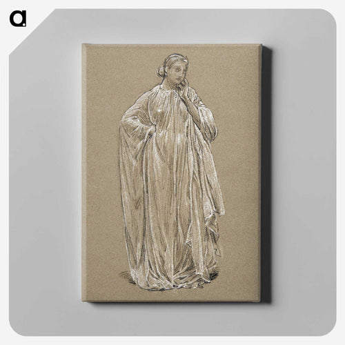 Draped Model - アルバート ジョセフ ムーア Canvas.