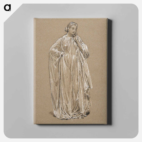 Draped Model - アルバート ジョセフ ムーア Canvas.