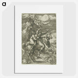 The Abduction of Proserpine on a Unicorn - アルブレヒト デューラー Poster.