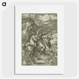 アートポスター-The Abduction of Proserpine on a Unicorn - アルブレヒト デューラー Poster.