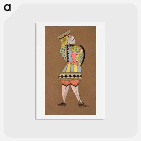 アートポストカード-Knave of Hearts - 不思議の国のアリス Postcard.